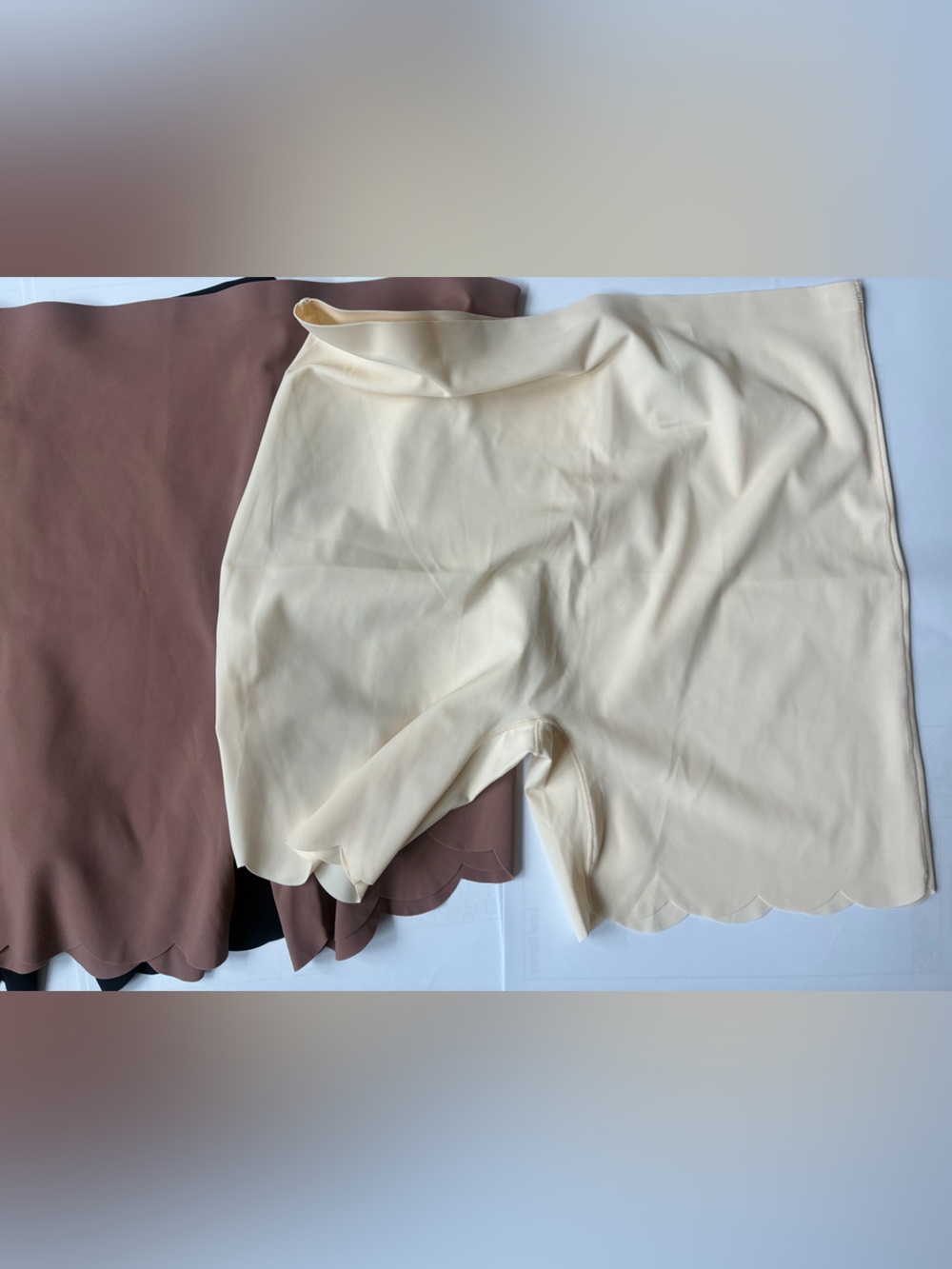 3 pack Women’s Scallop Edge anti-chafe shorts